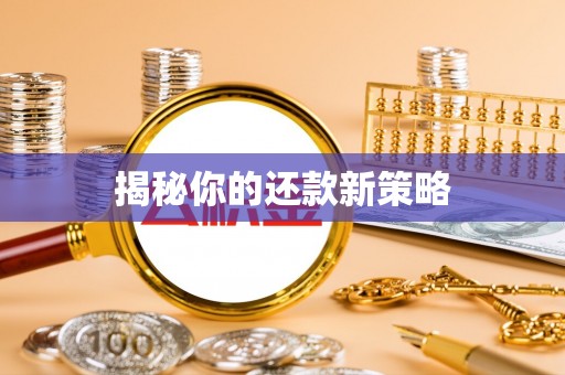 文登揭秘你的还款新策略