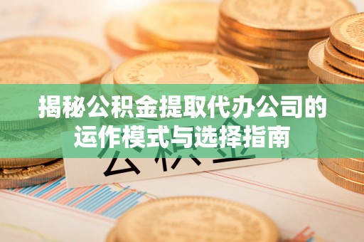 文登揭秘公积金提取代办公司的运作模式与选择指南
