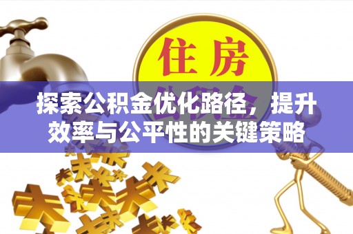 文登探索公积金优化路径，提升效率与公平性的关键策略