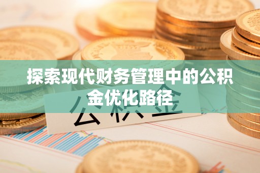 文登探索现代财务管理中的公积金优化路径