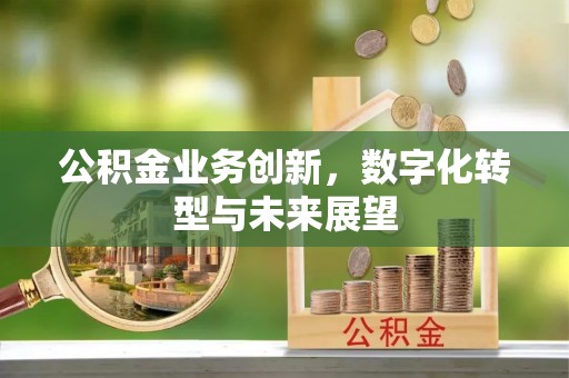 文登公积金业务创新，数字化转型与未来展望