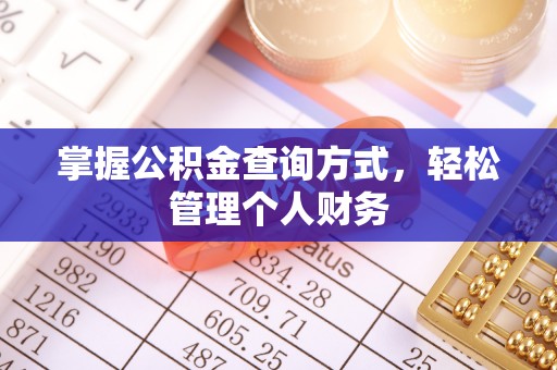 文登掌握公积金查询方式，轻松管理个人财务