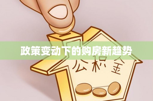 文登政策变动下的购房新趋势