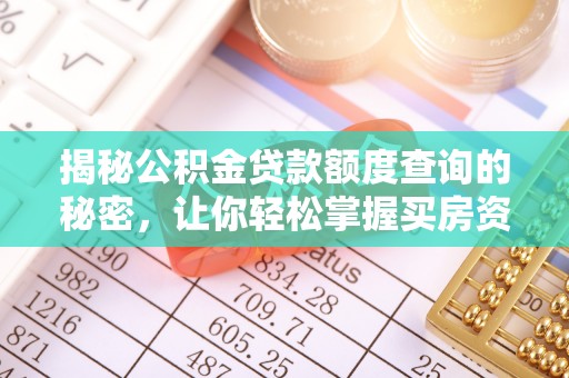 文登揭秘公积金贷款额度查询的秘密，让你轻松掌握买房资金规划