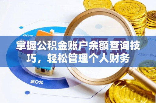 文登掌握公积金账户余额查询技巧，轻松管理个人财务