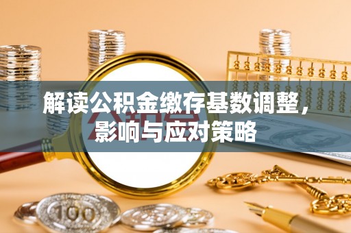 文登解读公积金缴存基数调整，影响与应对策略