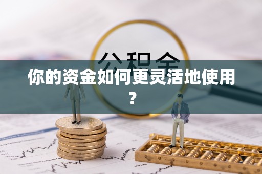 文登你的资金如何更灵活地使用？
