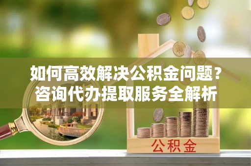 文登如何高效解决公积金问题？咨询代办提取服务全解析