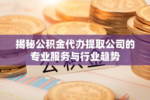 文登揭秘公积金代办提取公司的专业服务与行业趋势
