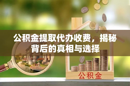 文登公积金提取代办收费，揭秘背后的真相与选择