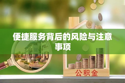 文登便捷服务背后的风险与注意事项