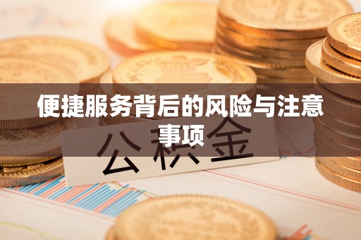 文登便捷服务背后的风险与注意事项